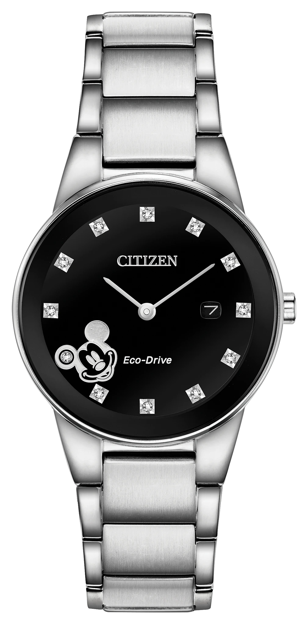 Citizen Mickey Mouse Ladies Eco-Drive Black Dial Watch | CITIZEN